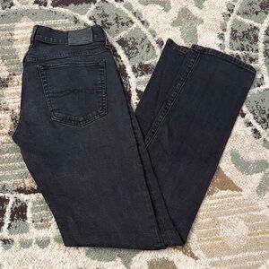 Lucky Brand Women's Charcoal /Black Straight Leg Jeans
